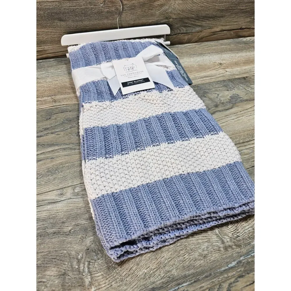 Rachel Ashwell The Farmhouse Knit Baby Blanket